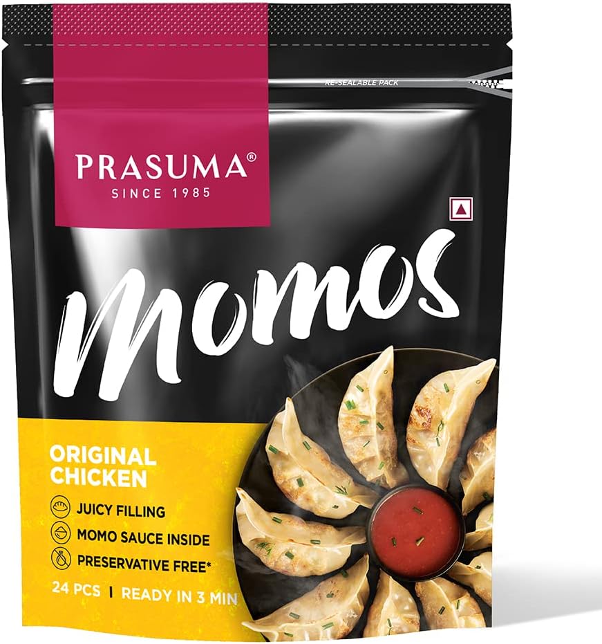 Prasuma Chicken Momos 24Pcs