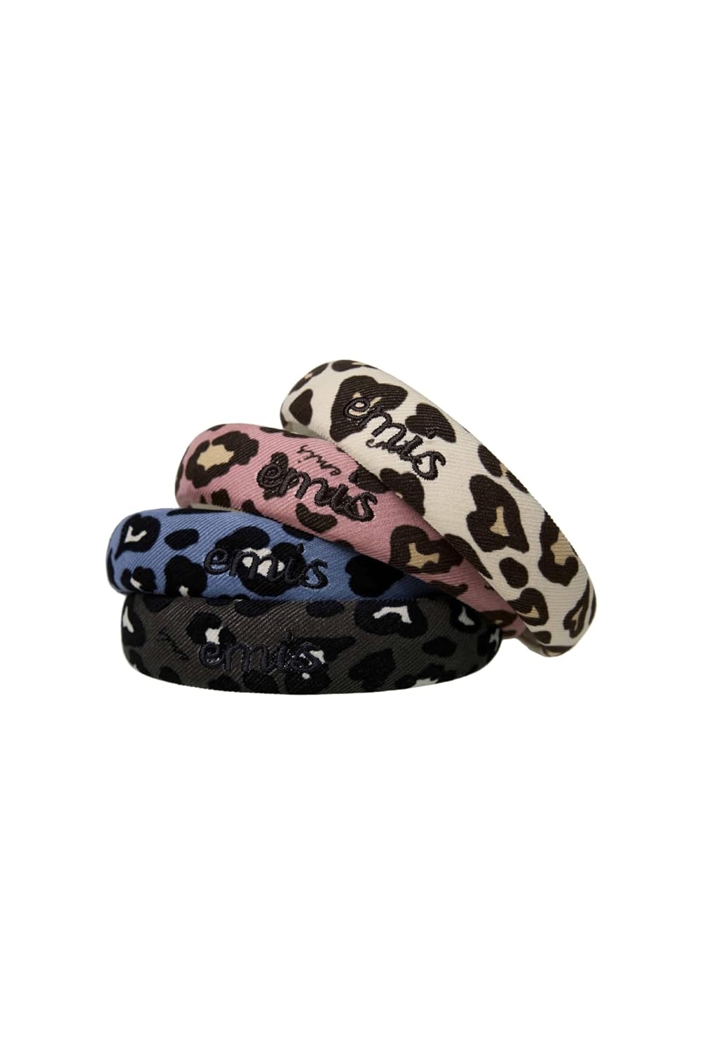 Corduroy Leopard Pattern Casual Hairband Beige