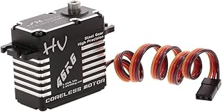 JX CLS-HV7346MG 46KG HV High Precision Steel Gear Full CNC Aluminium Shell Structure Digital Coreless Standard Servo for 1/8 1/10 RC car Crawler Buggy