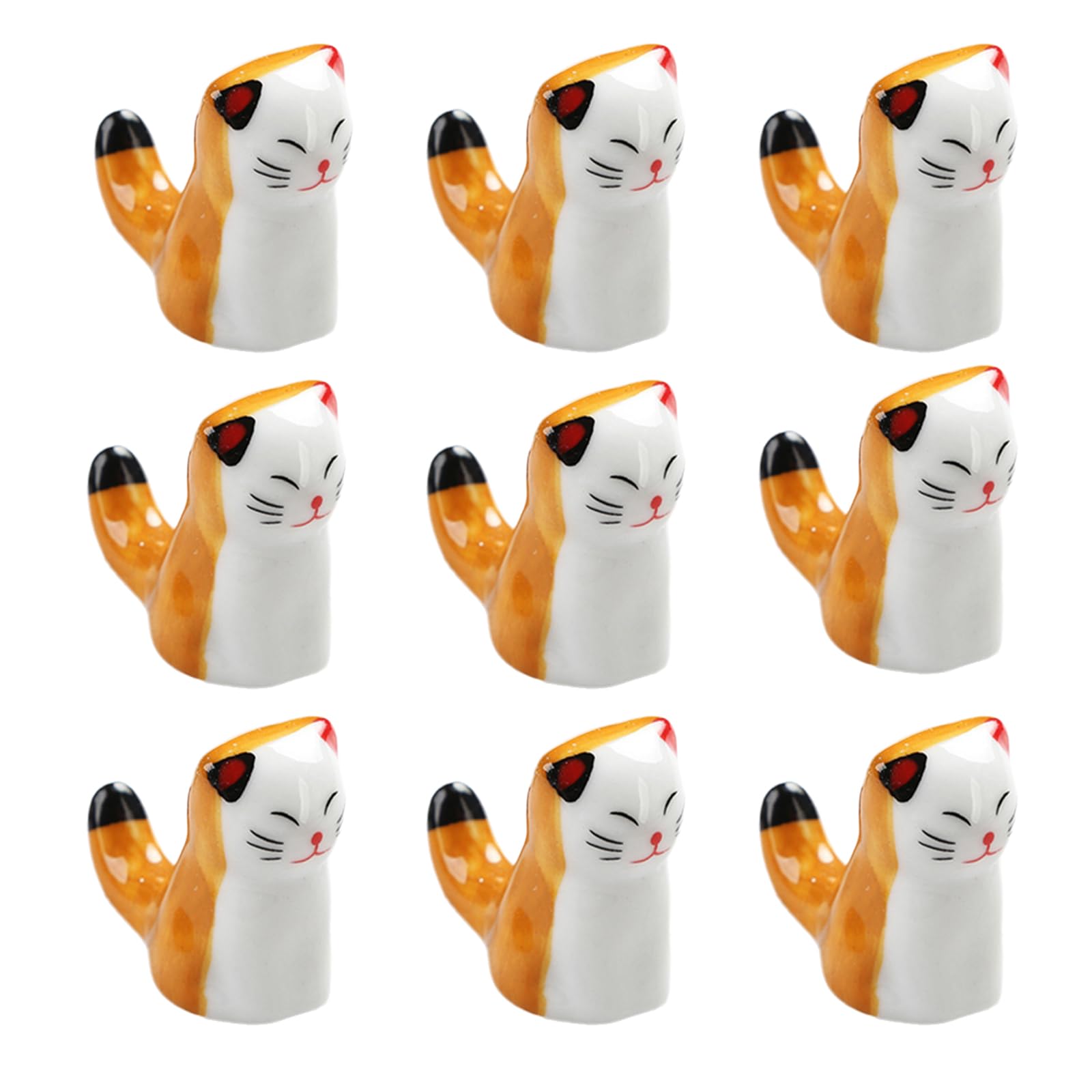 MRKU Chopstick Rest Chopsticks Holders Restaurant Ceramic Hand Painted,Multifunctional,For Forks,Spoons,Home Kitchen