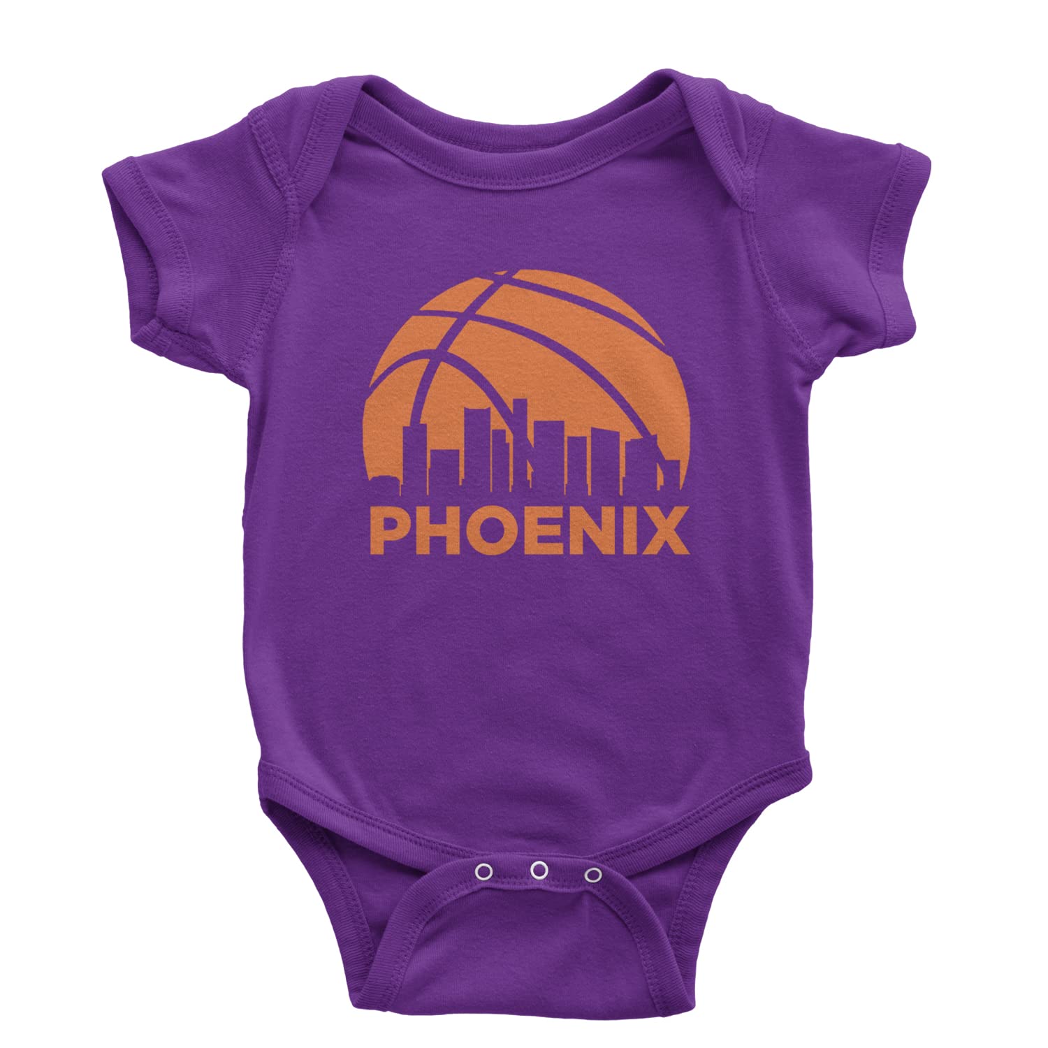 Expression TeesPhoenix Basketball Sunset City Skyline Infant One-Piece Bodysuit and Toddler T-shirt
