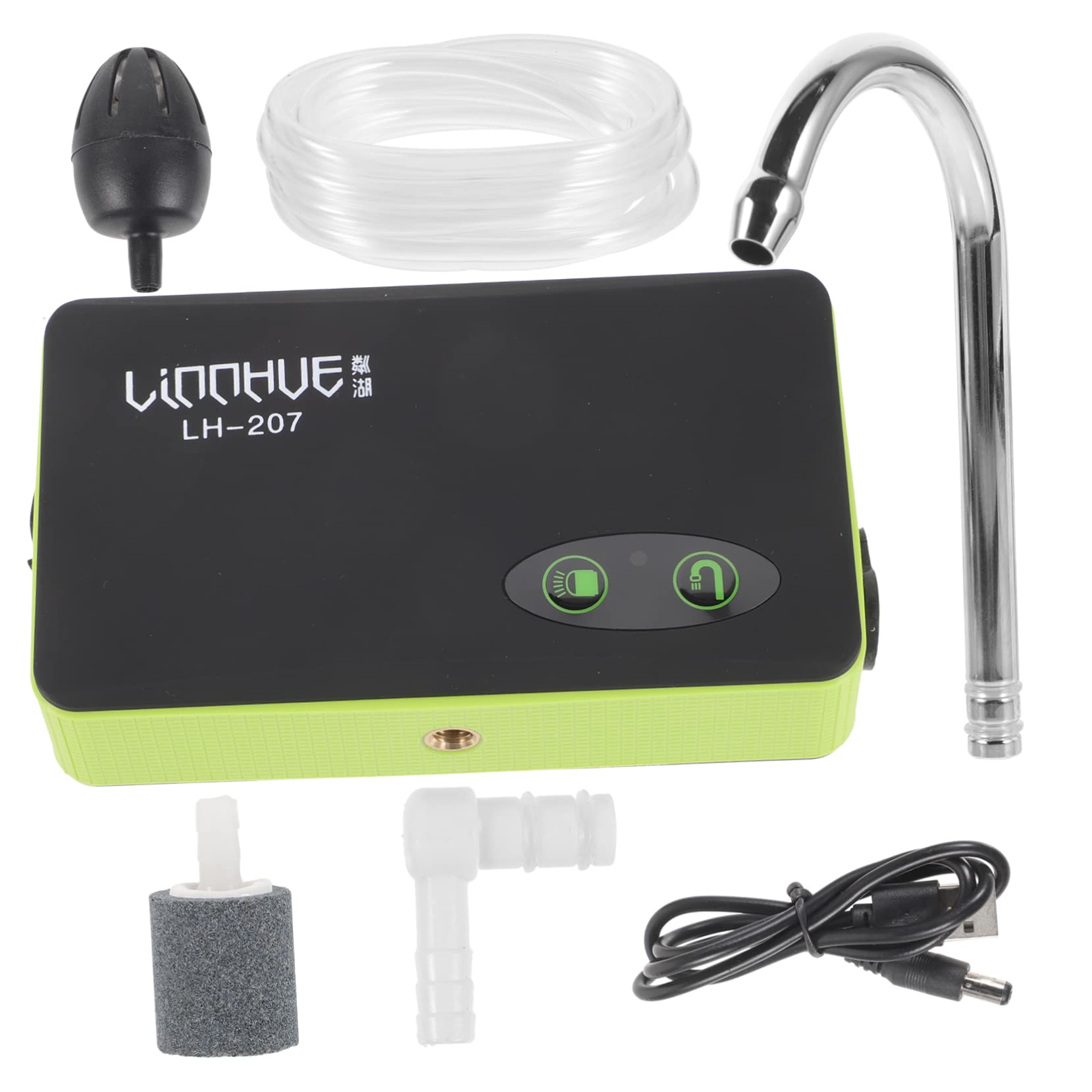 FONDOTIN Pecera LED Herramienta Luces De Cebo Led De Oxigeno Pesca Aireador para Pescado Tres En De Acuario De Pecera De Oxigenacion Pesca Peceras Exterior De Riego