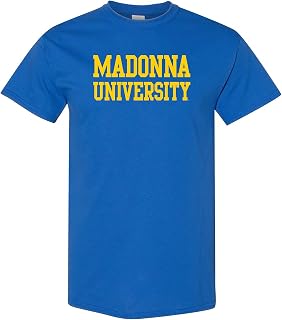 Madonna University Crusaders Basic Block, Team Color T Shirt, College, University