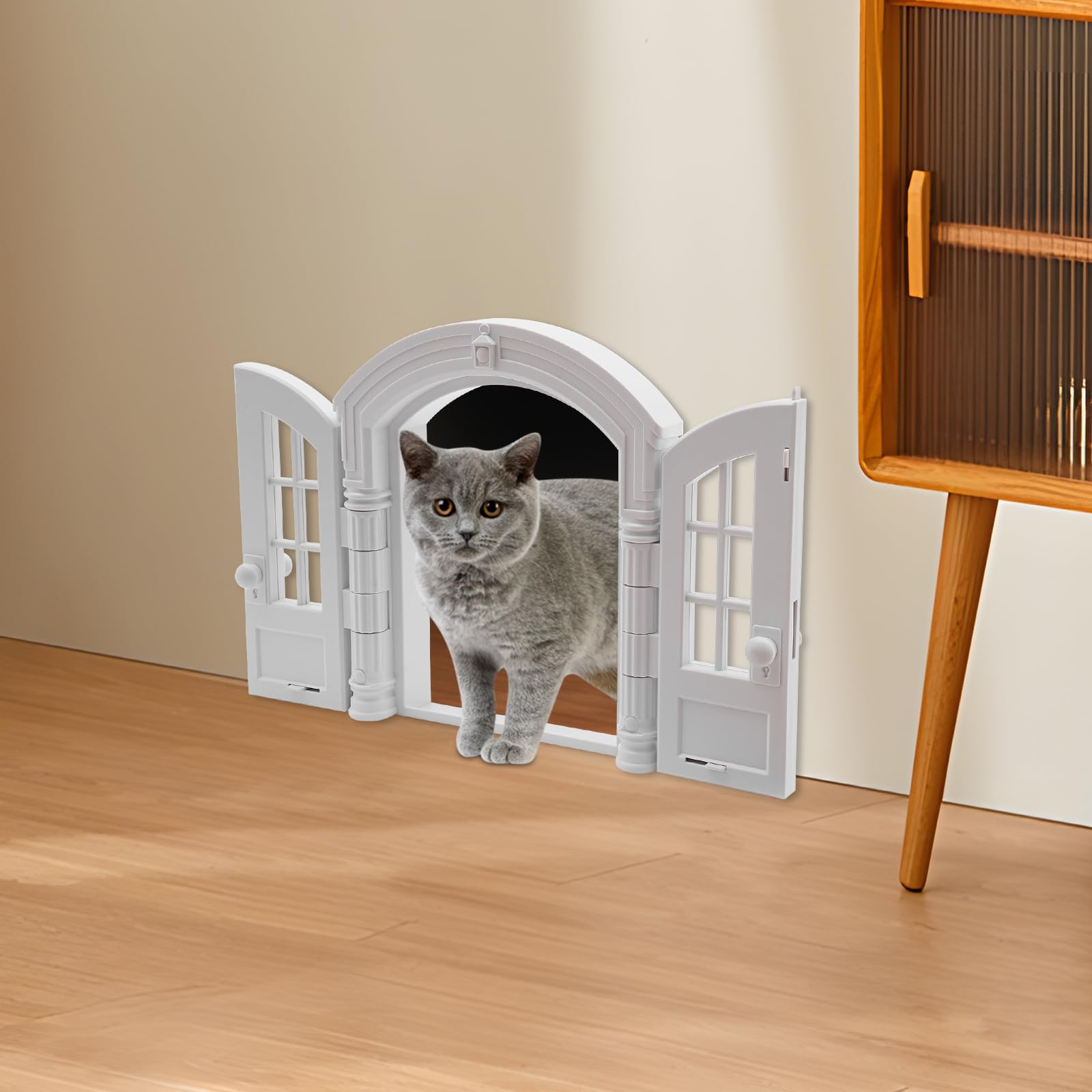 Porta per gatti, porta interna per gatti, 24 x 27,3 cm, per animali domestici di medie dimensioni
