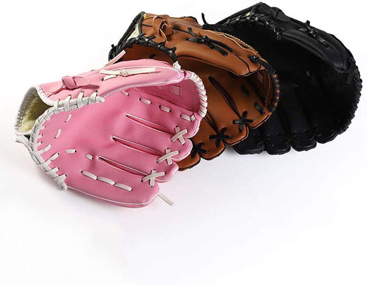 Acidea 11,5 Pouces de Baseball Durable Cuir Pichet Pichet épaississant à Gauche à la Main de Baseball pour Adulte Jeunesse Enfants pour Recueillir, Marron