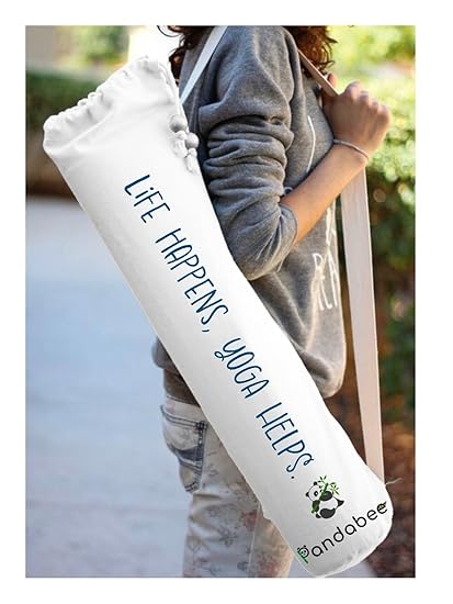 Pandabee Yoga Mat Carry Bag with Strap and Drawstring