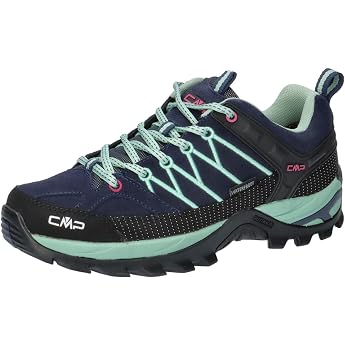 CMP Women's Rigel Low Wmn Trekking Shoes Wp Hiking Shoes Blue Acqua 42 EU