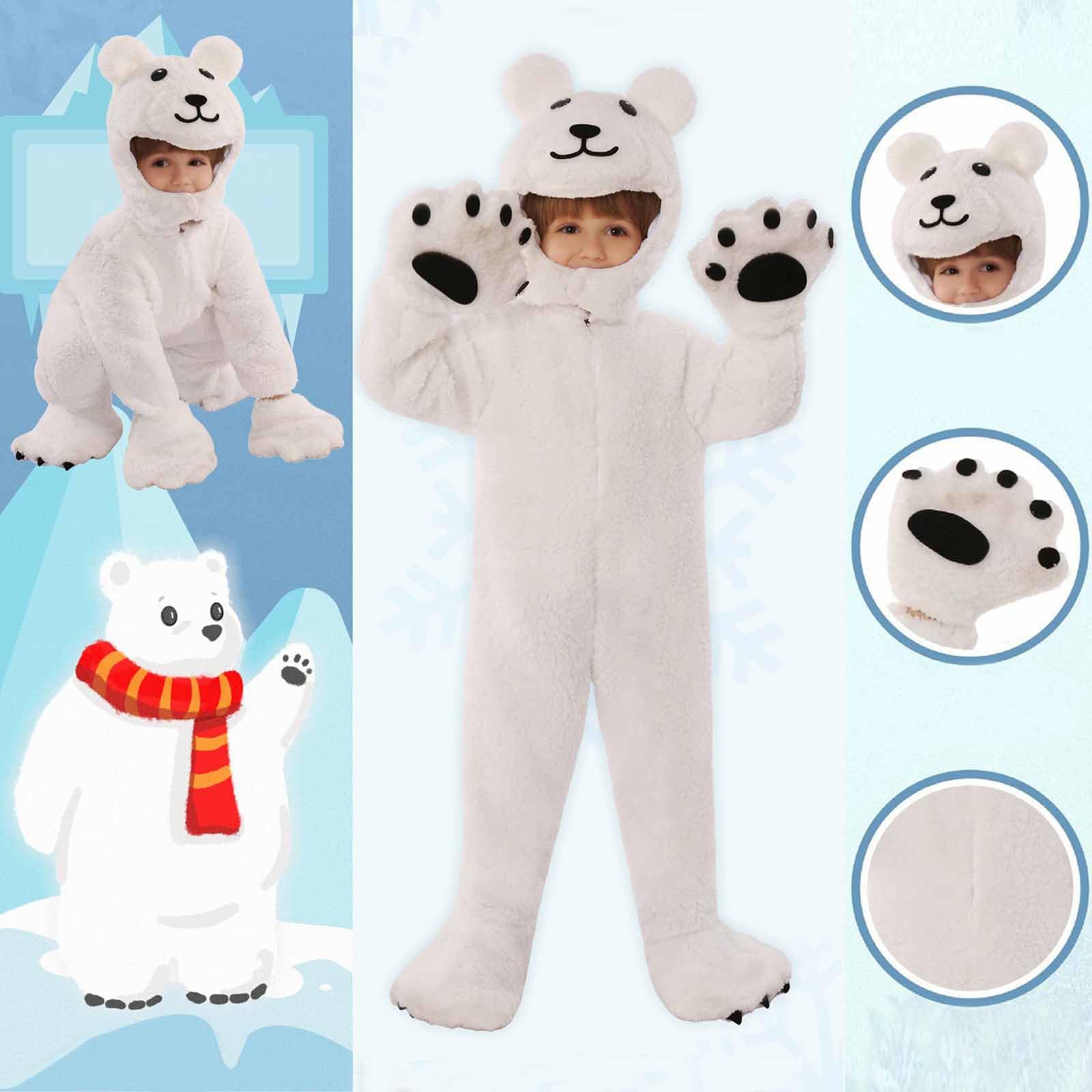 Generico Bambini, Costume da Festa per, A Maniche Lunghe, A Forma di Orso dei Cartoni Animati, per Cosplay E Spettacoli, Stile Classico Intramontabile