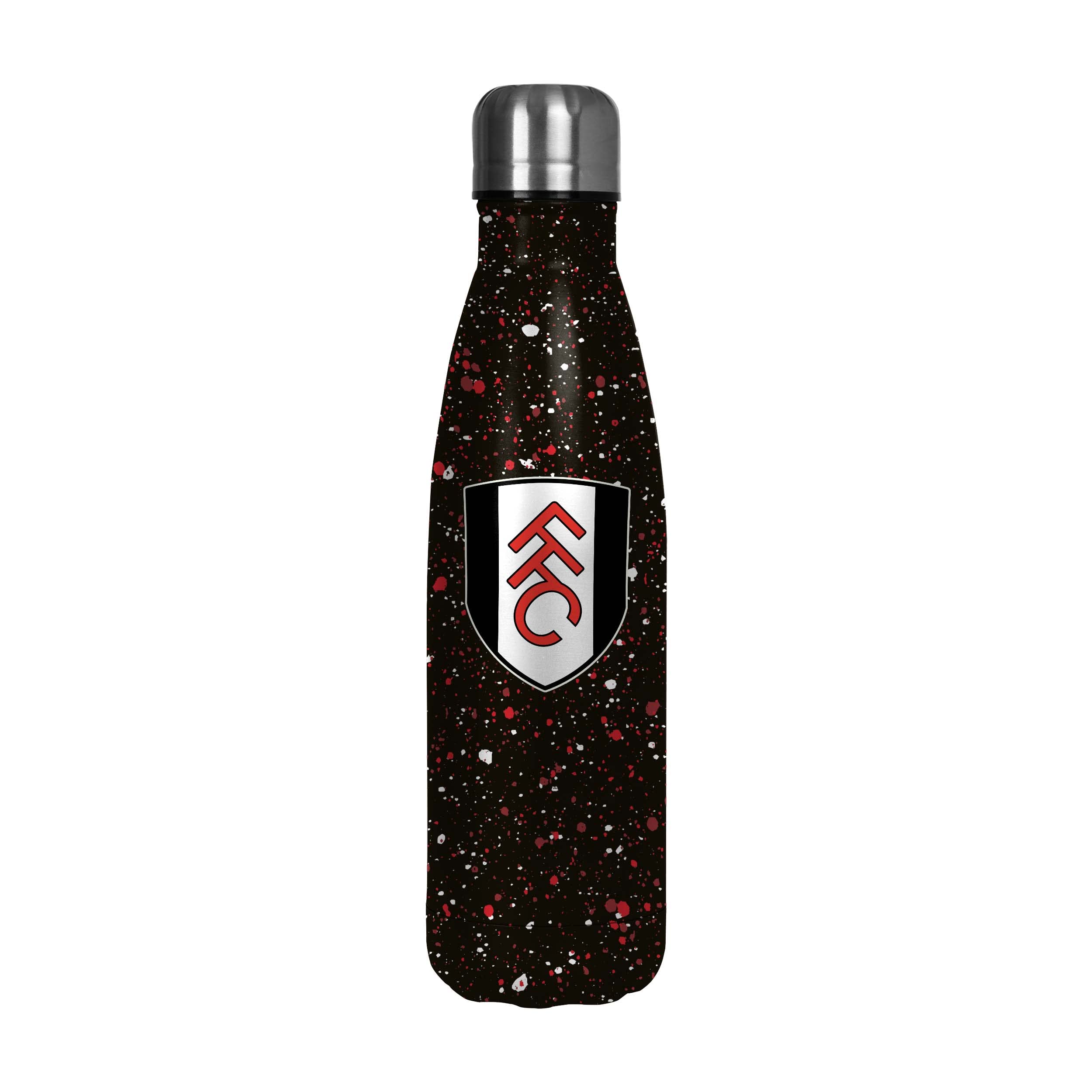 Fulham FC Paint Splatter Water Bottle