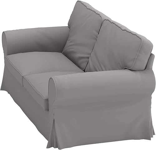 Vista 44 de Funda de repuesto de algodón pesado UPPLAND (no EKTORP), compatible con IKEA UPPLAND para sillón (silla Uppland de poliéster, beige)
