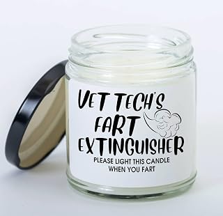 Vet Tech Life Candle Vet Tech's Fart Extinguisher Thank You Gift for Vet Tech, Vet Tech Gift for Woman Men Birthday Christmas Thanksgiving House Dining Table Decoration Home Gift