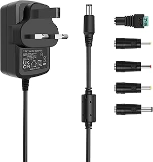 TKDY 24V 1.5A Power Supply 36W AC DC Adapter 5.5x2.1mm DC Plug for LED Strip Light, CCTV Camera, Mini-TV and more, 1.5 Amps Max