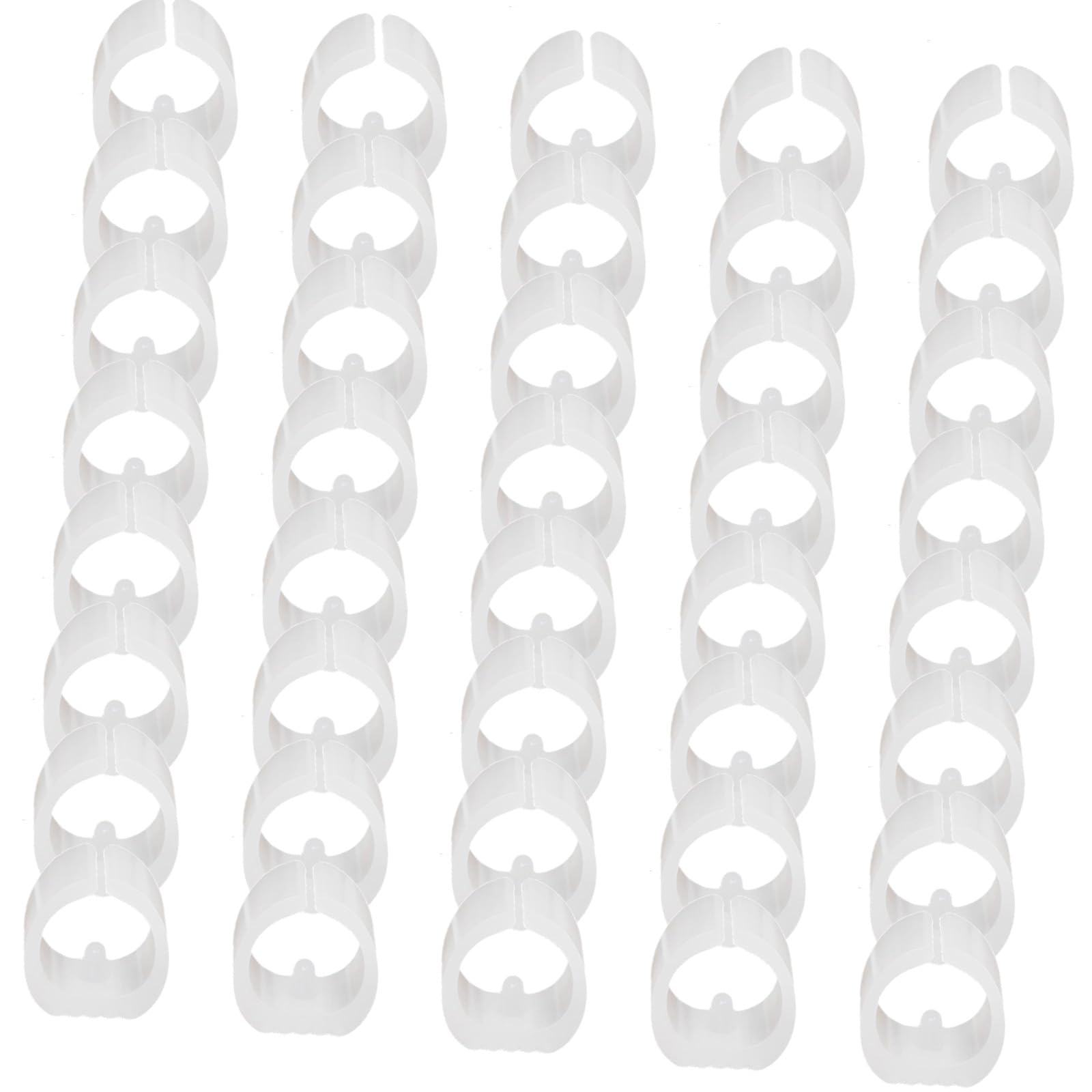 Kalttoy 25Mm White 40Pcs Chair Foot Floor Glides Nonslip Chair Leg Tip Protectors Tubing Caps Covers Tube Clamps Easy To Use Tubing Caps Covers