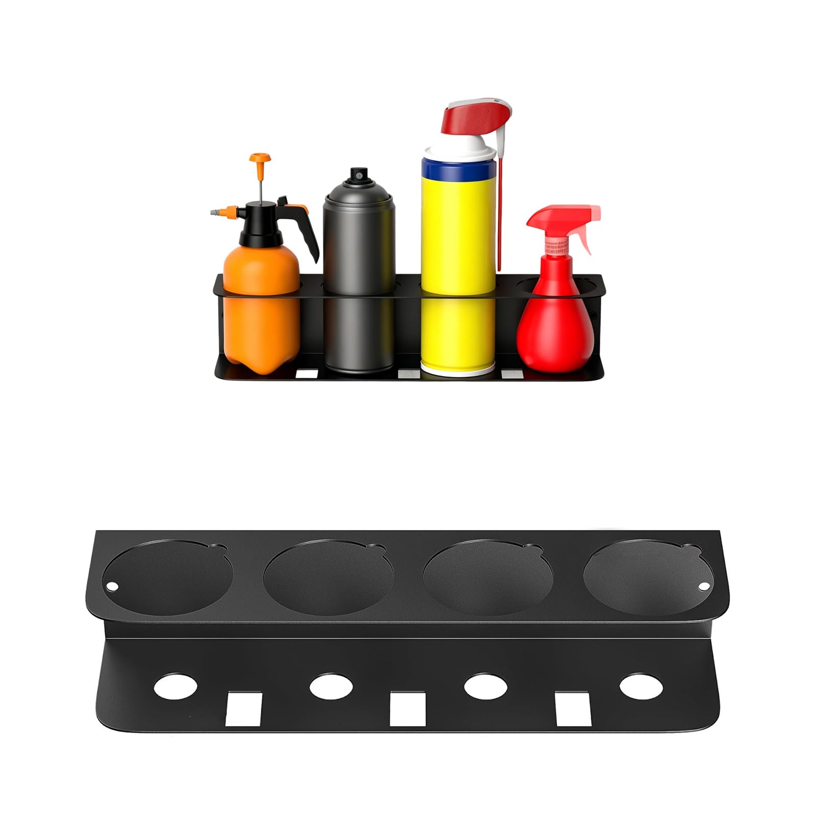 Estante de Pared de Garaje Personalizable para almacenar contenedores y Herramientas Construido con Estante Colgante de Herramientas de Acero Carbono