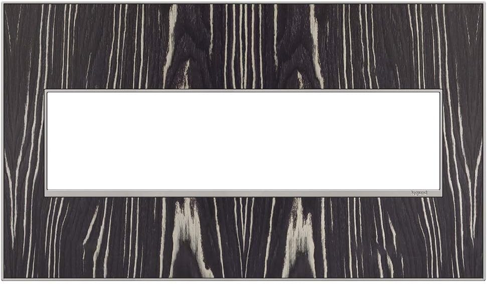 Legrand adorne Macassar, 4-Gang Wall Plate, AWM4GMA4