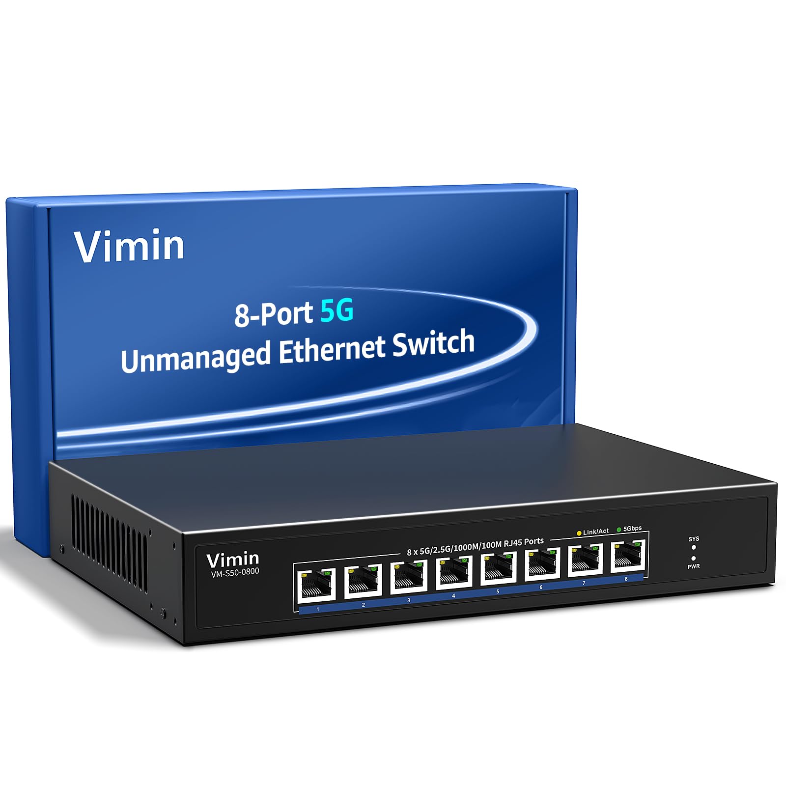 VIMIN 8-Port 5G Switch
