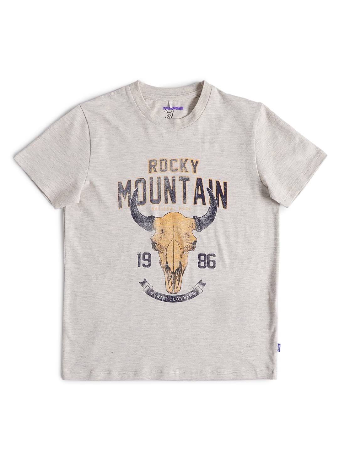 Jack & JonesPrinted Cotton Crew Neck Boys T-Shirt