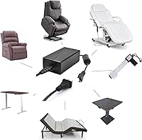 Vista 6 de Fuente de poder universal para reclinable, adaptador AC/DC para reclinable, transformador de fuente de poder de 29V 2A con conector de 2 pines