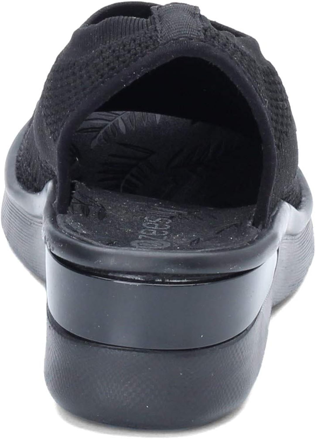 BZees Women's, Secret Sandal 8.5 Wide Black