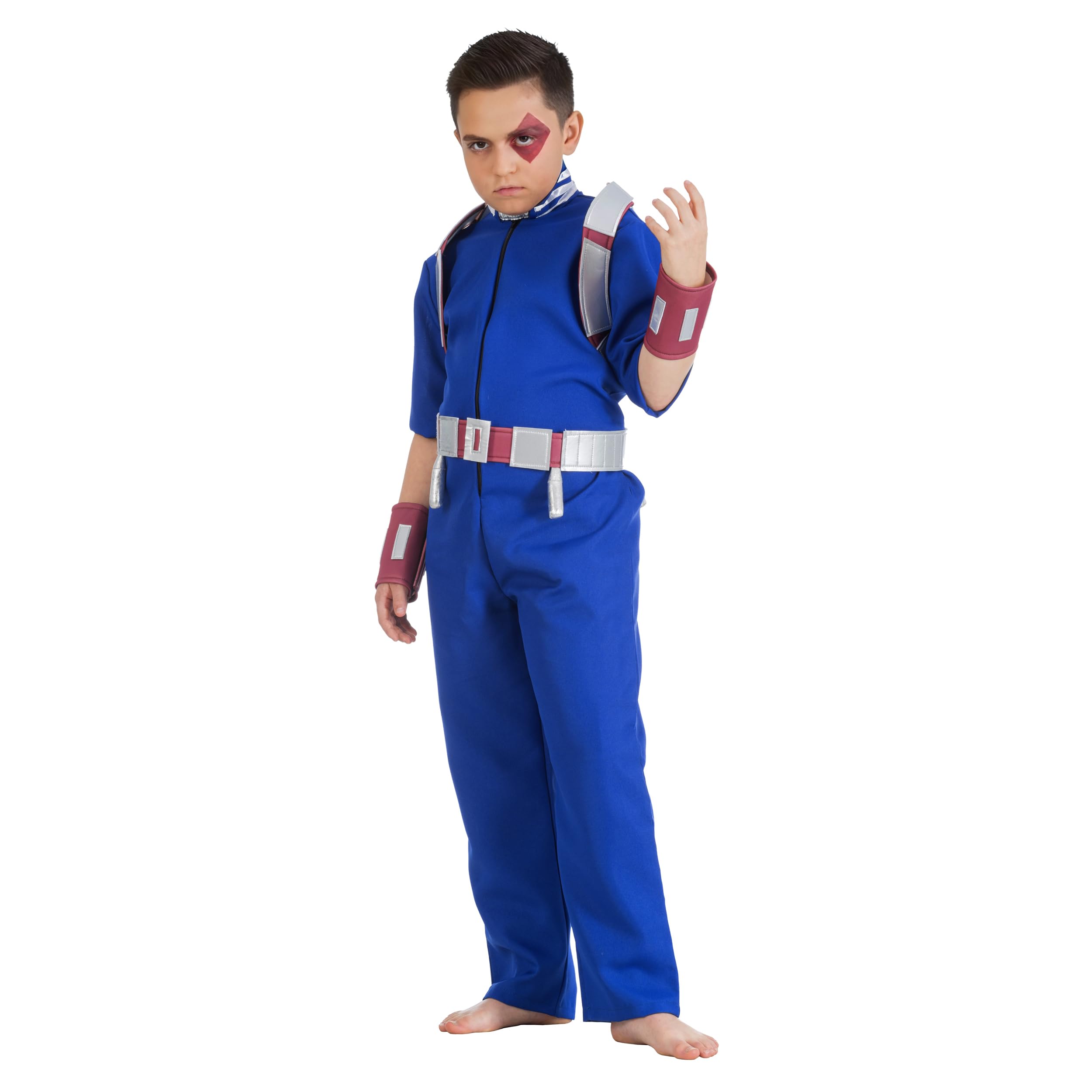 Chaks - Kostium Shoto Todoroki dla dzieci, My Hero Academia Anime strój, kombinezon z akcesoriami na karnawał i komiks con