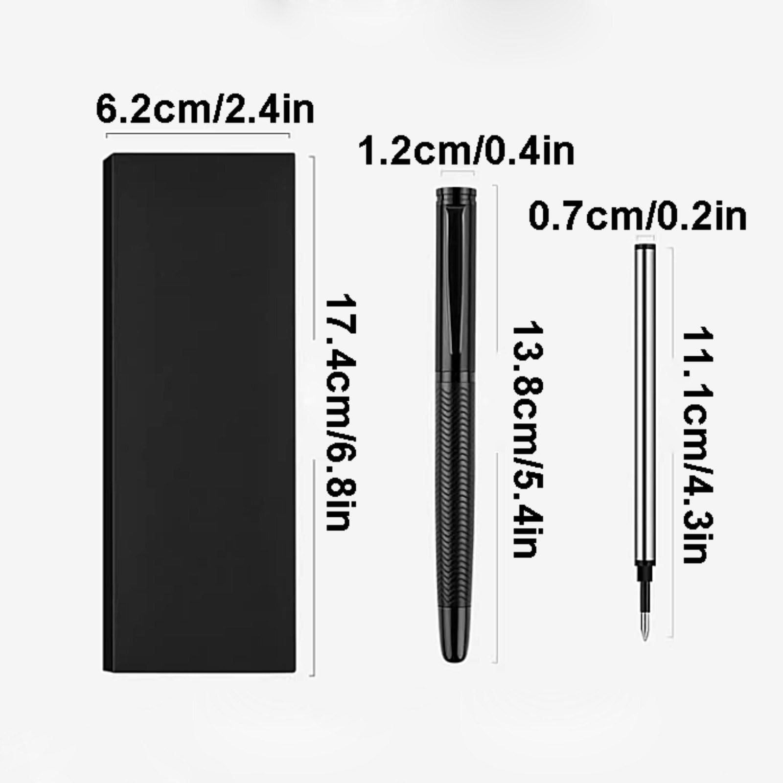 Glatt Metallkugelschreiber, 0,5 mm, schnelltrocknend, for sanftes Schreiben, ideal for Schule, Tagebuch und Büro klare Handschrift(Grid pattern)