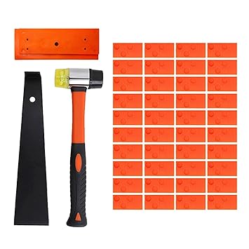 ATORSE Laminate Flooring Installation Kit Tool Set for Home and Professional Use 40mm Hammer