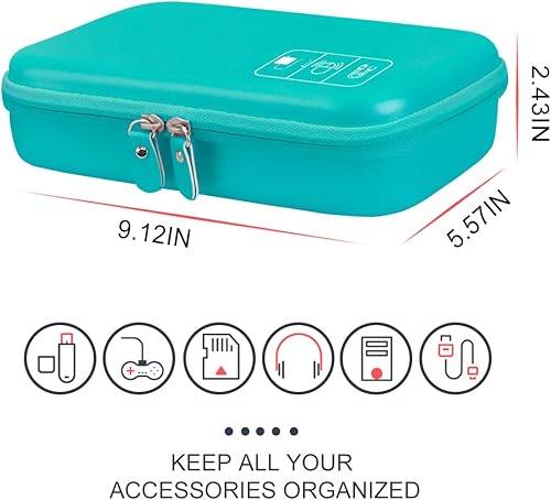 Miniatura 6 de Canboc Estuche organizador electrónico de viaje duro para MacBook adaptador de corriente Cable cargador Apple Magic Mouse Power Bank Apple Pencil