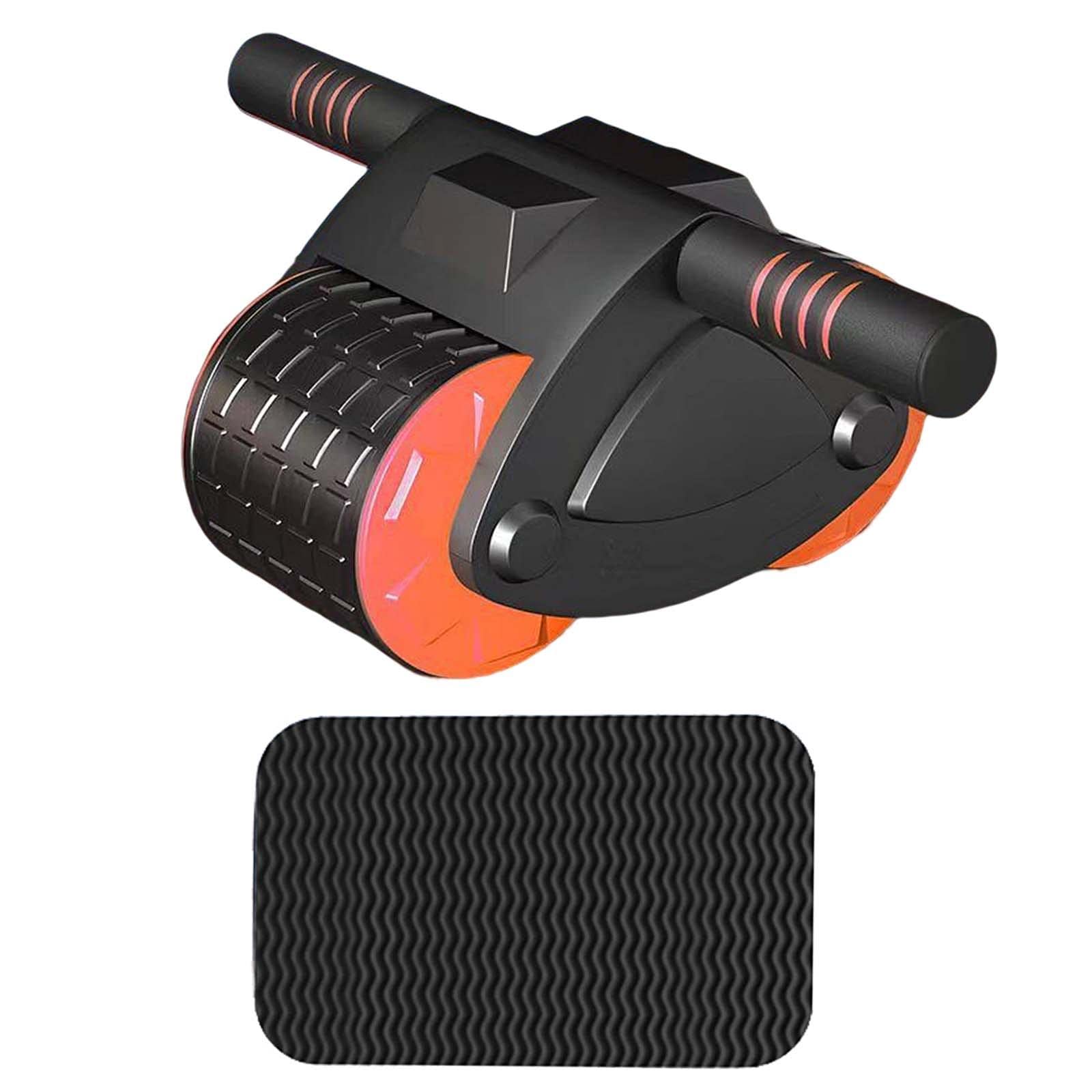 Abdominal Roller Wheel with Mat Widened Double Wheels Body Building Workout Orange | Sporting Goods | Fitness, Running & Yoga | Fitness Equipment & Gear | Abdominal Exercisers-image-49