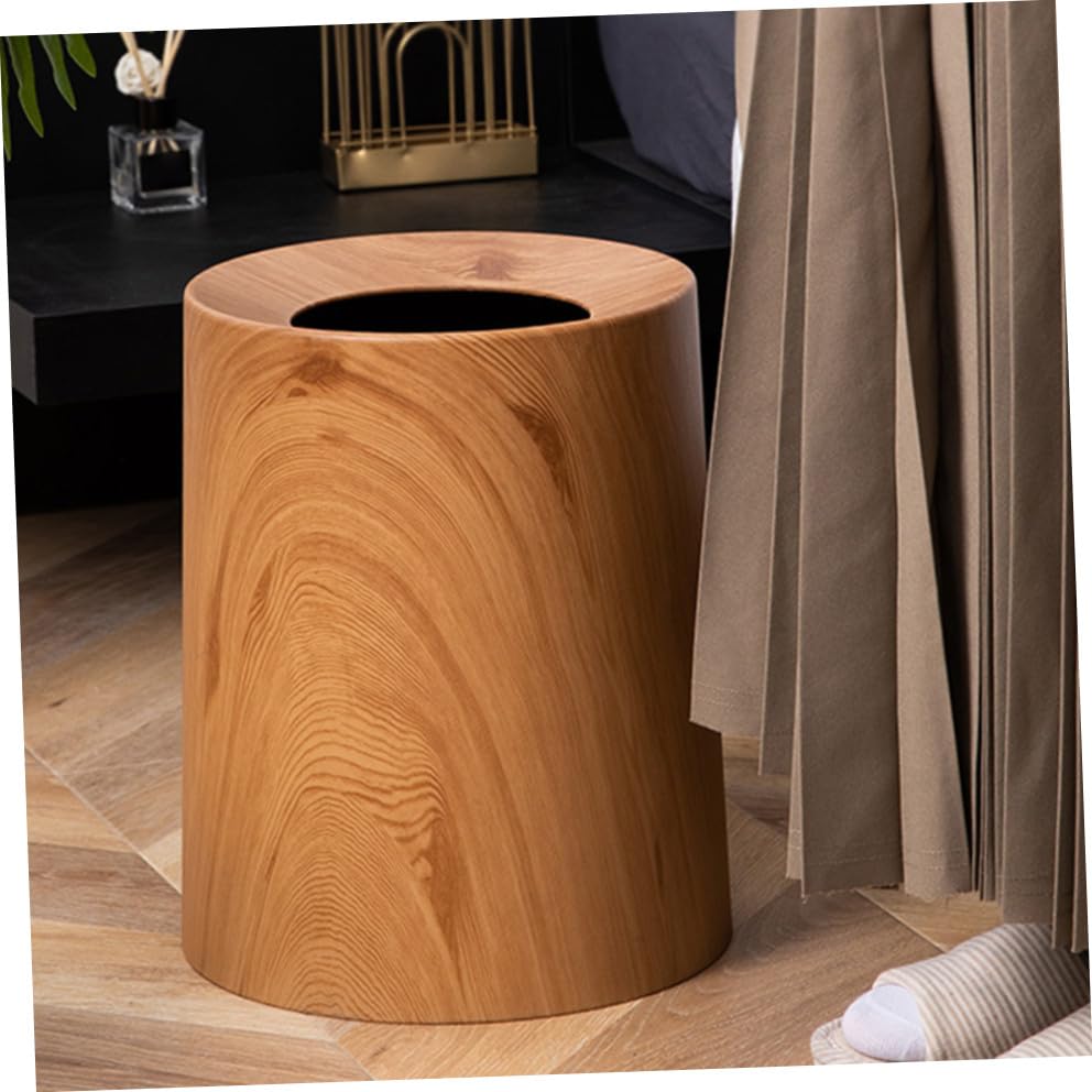 Poubelle effet bois cuisine design simple pour ranger votre maison