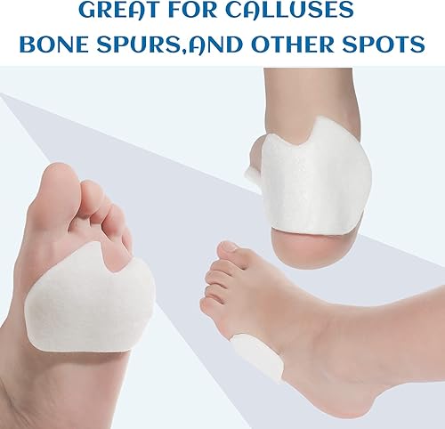 Miniatura 3 de 24 almohadillas de pie para sesamoiditis bailarina Sesamoiditis almohadilla de fieltro antepié almohadillas de pies metatarsianos almohadillas de