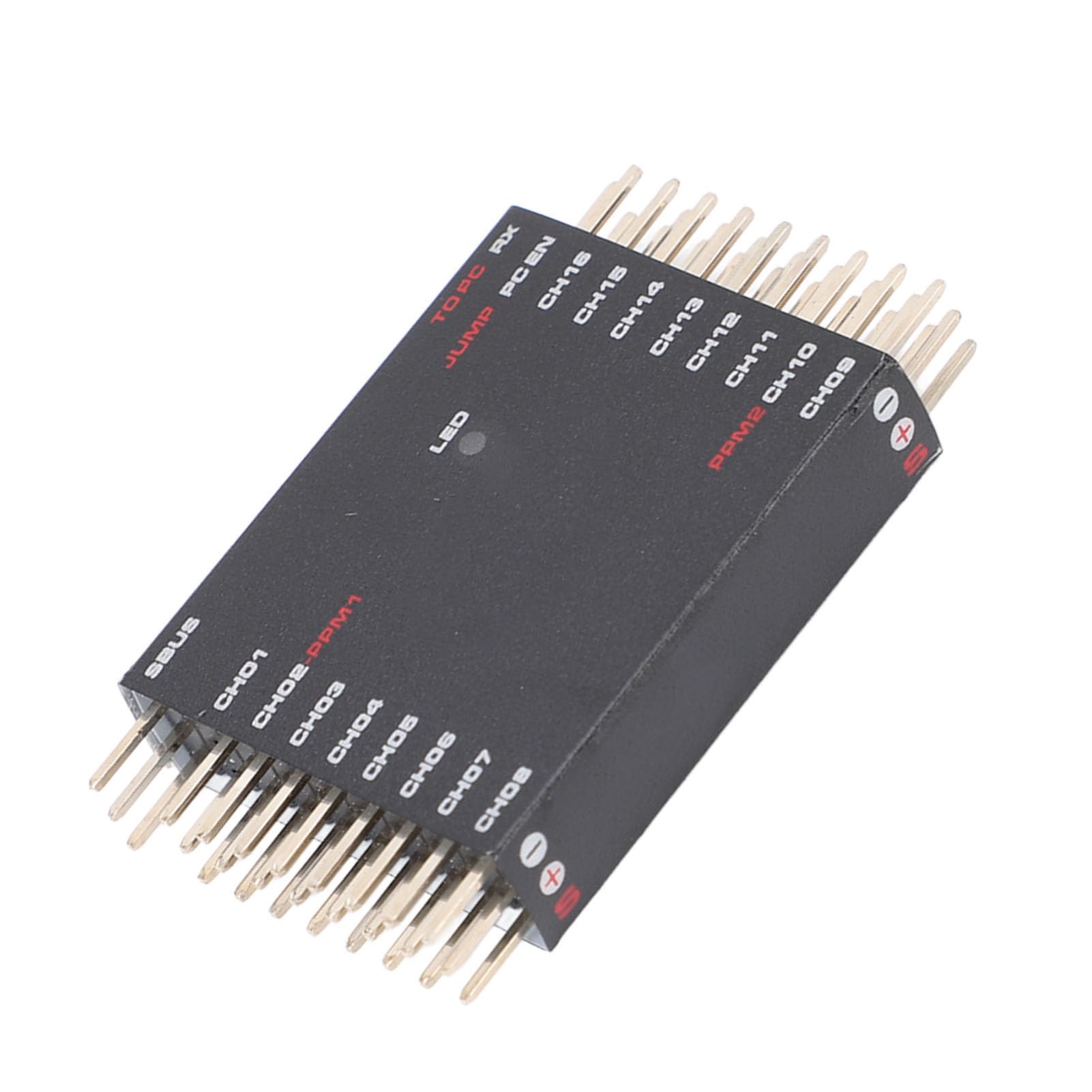 Jectse Decoder da SBUS a PWM/PPM, Convertitore da SBUS a 16CH PWM Fai da Te Convertitore PWM Bidirezionale Ricevitore Trasvertitore di Segnale per Futaba per Frsky per Orange