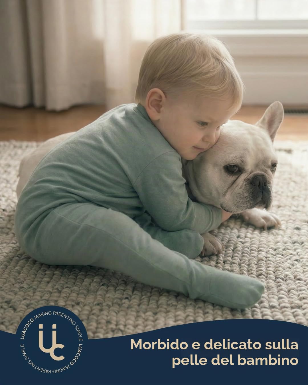 Pigiama da neonato con chiusura magnetica 100% cotone biologico, guanti pieghevoli e piedini coperti, tutina intera morbida con chiusura a magneti, cambio pannolino facile e veloce, taglie da 0 a 12