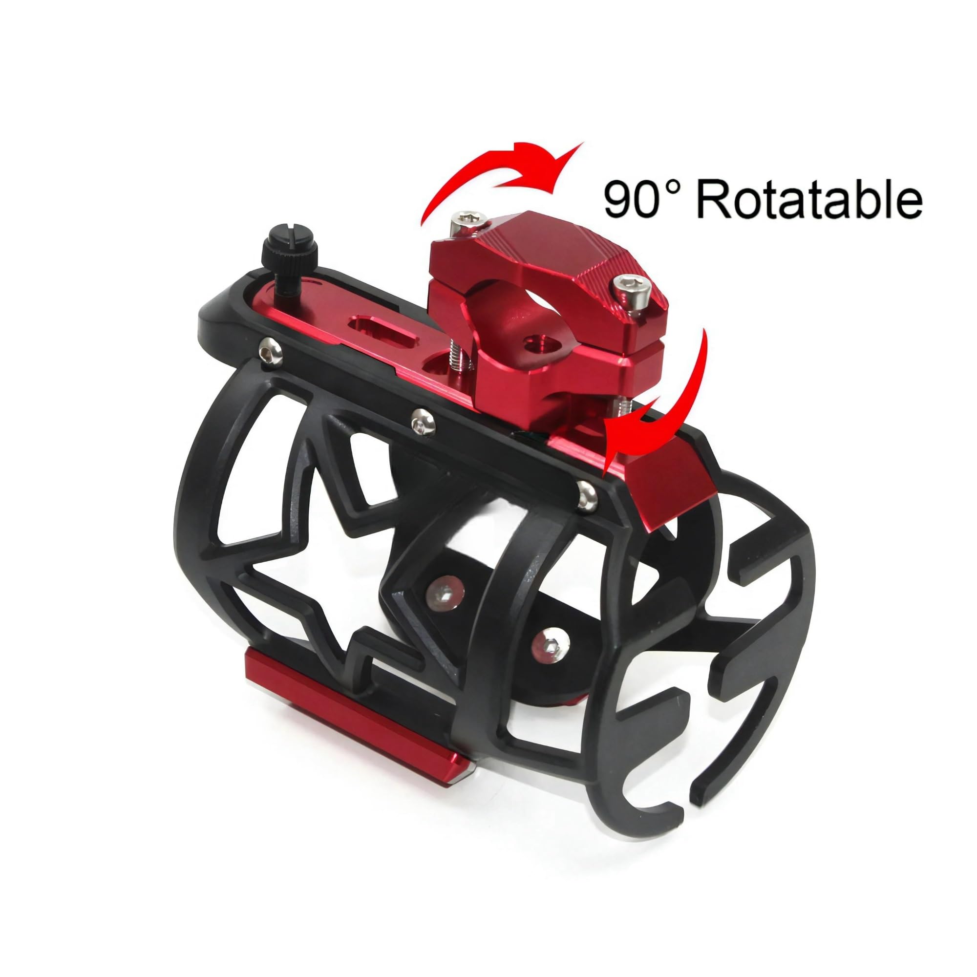 クリアキン□パーチマウント付きユニバーサルリフレックスドリンクホルダー ブラック Kuryakyn Universal Reflex Drink  Holder w/Perch Mount Black [6485] / パインバレー カップホルダー バイク用ウォーターボトルとボトルホルダーマウント アプリリア SRMAX 300 SRMAX300 SR-MAX25