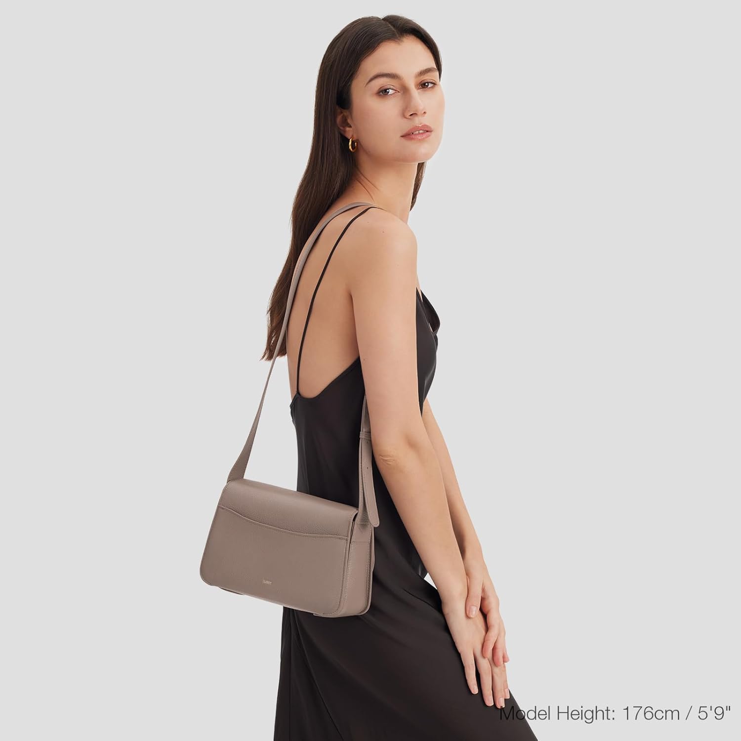 Kattee Leather Crossbody Bags for Women Trendy, Designer Ladies Shoulder Purses - Image 3