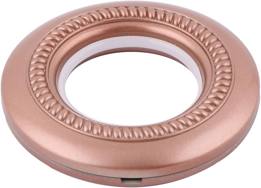 Plastic Home Bedroom Circle Window Curtain Rod Hanging Eyelet Ring 40pcs Brown (id: 636 d8c 99e 964 fa6