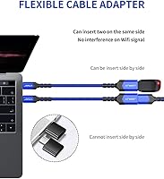 Vista 2 de JSAUX Adaptador USB C a USB [2 unidades], cable OTG tipo C 3.0 OTG On The Go tipo C macho a USB A hembra adaptador compatible con MacBook, iPhone 16