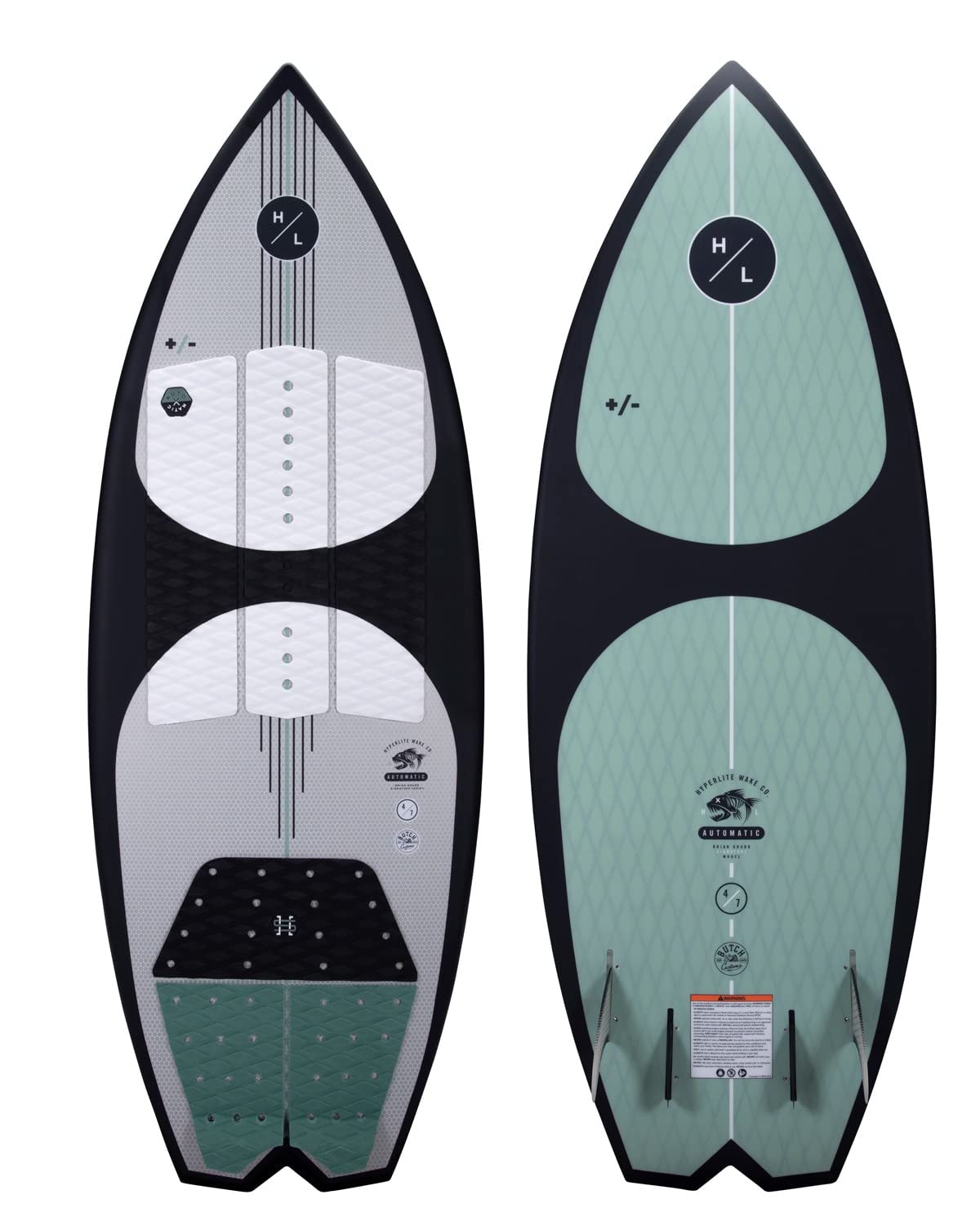 Automatic Wakesurfer Black/Mint 5ft