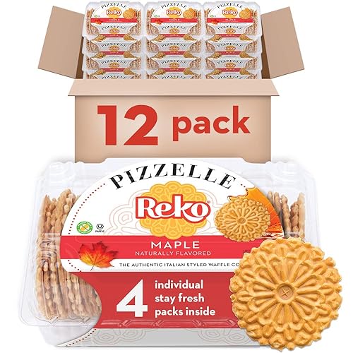 Miniatura 61 de Reko Pizzelle - Galleta auténtica estilo italiano, anís, 7 onzas (paquete de 1)