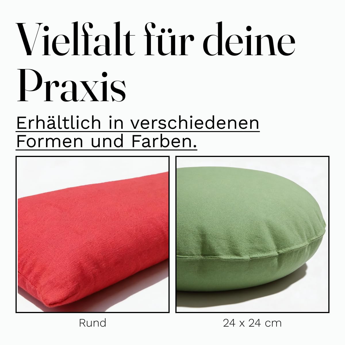 Cuscino meditazione rotondo Ø 45 cm - Yoga