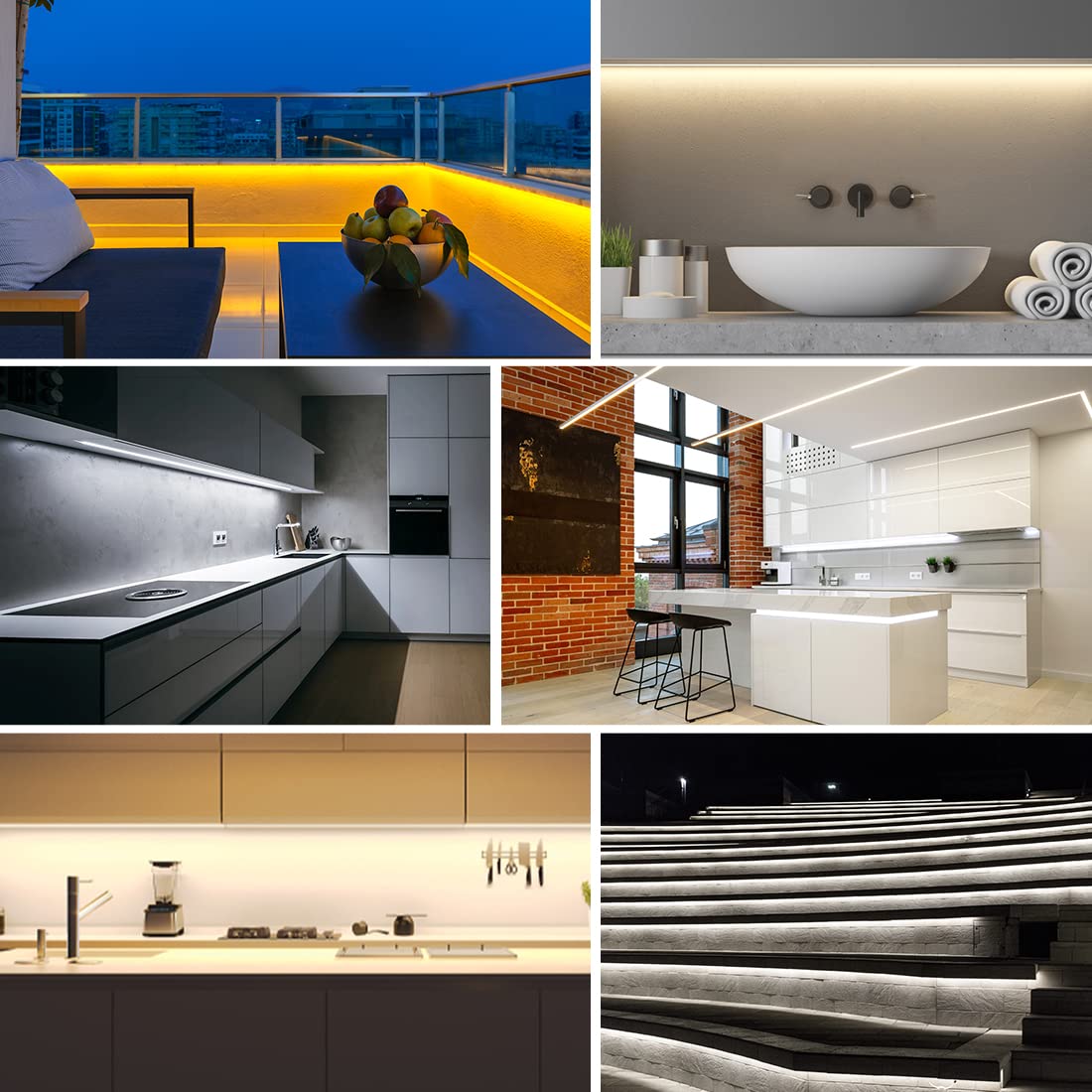 BTF-LIGHTING FCOB COB CCT LED-Streifen 3000K-6000K CCT Drehbar DC24V 2x5M 640LEDs/m 10mm Schwarz PCB Flexibles Hoher Dichte LED-Band IP30 Nicht Wasserdicht für Innenraum Dekoration(nur Streifen)