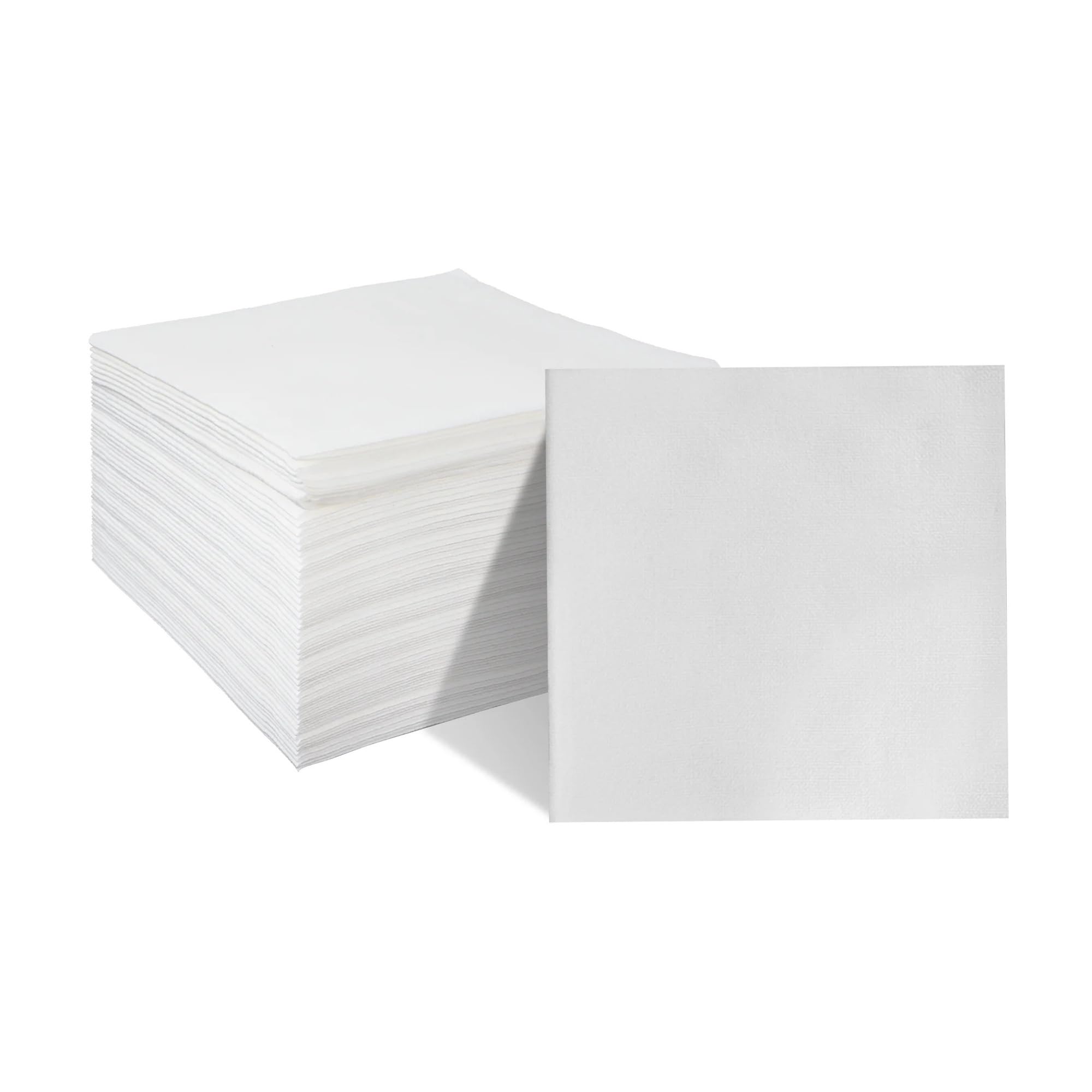 Cloth Napkins 25/50PCS Linen Feel Cocktail Napkins 9.85x9.85inch,PreFolded Disposable Eco For Wedding,Party,Events,Cafe,Beverage,Bar(50pcs)
