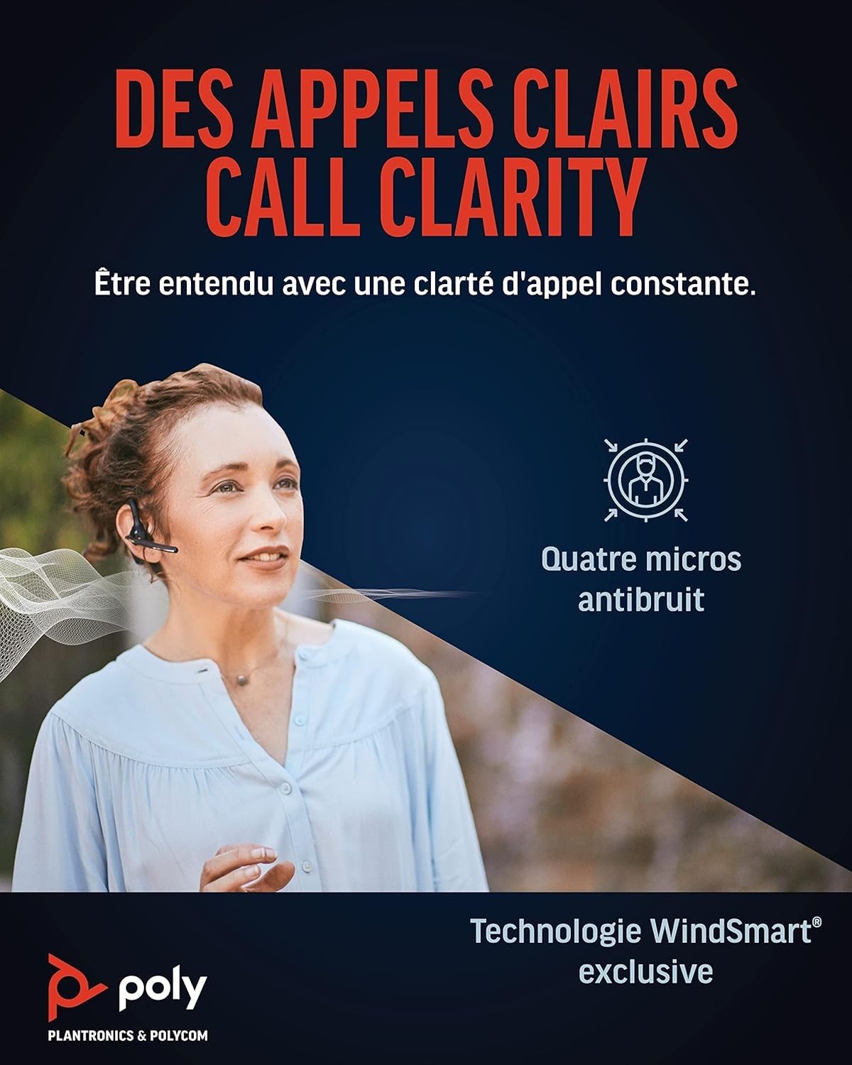 Poly Voyager 5200 UC Wireless Headset & chargeur (Plantronics) - Casque Bluetooth mono-oreille (mono) avec microphone à réduction de bruit - Connexion au téléphone portable/Mac/PC via Bluetooth