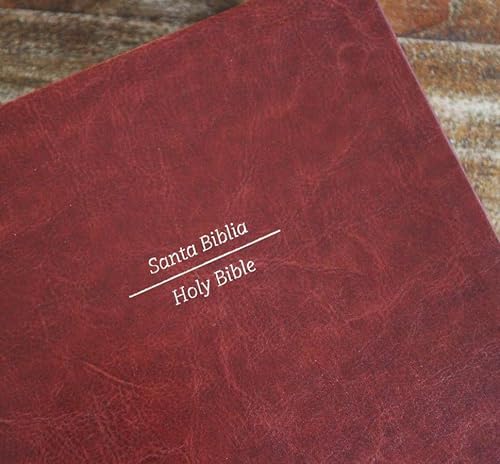 Origen Reina Valera Revisada 1960 Biblia Bilingüe Reina Valera 1960/Esv Tamaño Grande Piel Marrón / Bilingual Bibl E Rvr60/English Standard Large Size Large Print Leather thumb #2