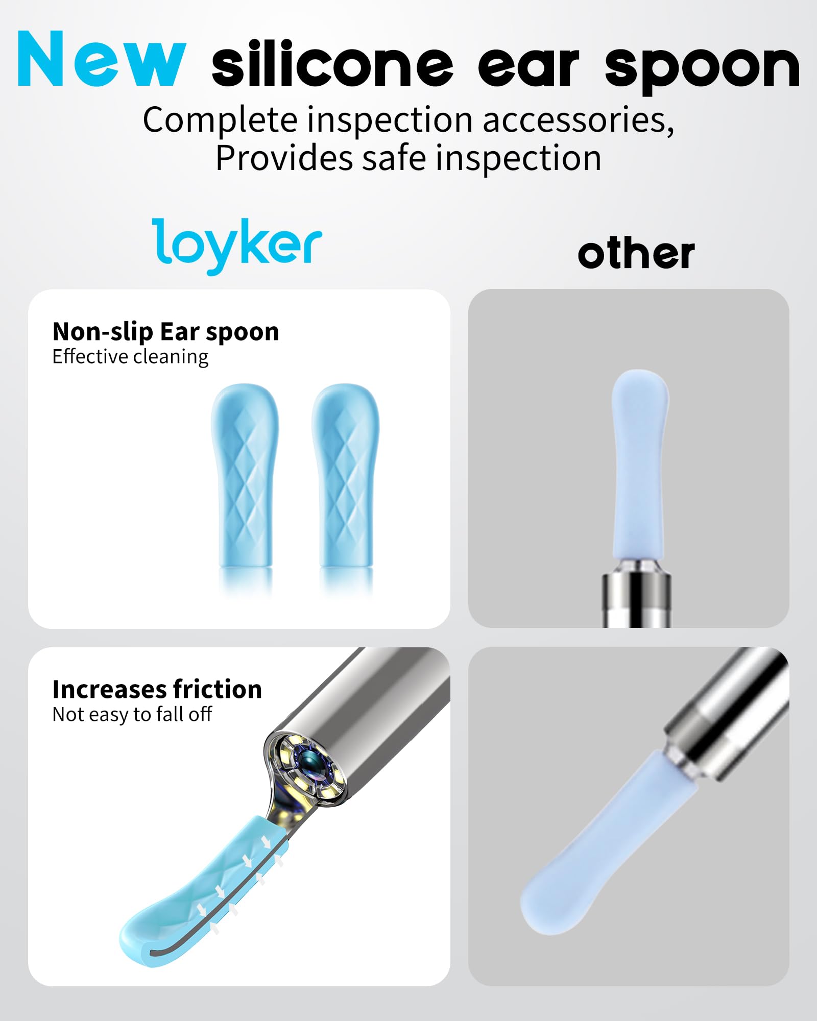 Loyker X6 Ear Wax Removal Tool Camera, FSA - HSA Store Eligible, Blue — Amazon image 4