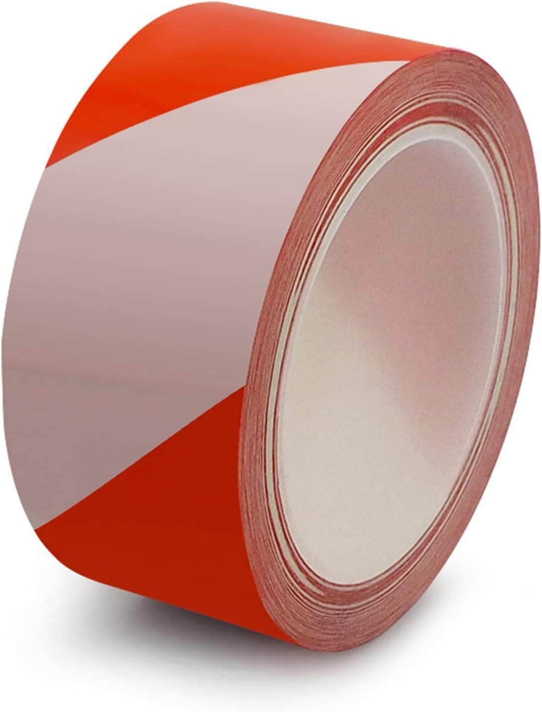 Reflective Gear Reflective Tape, Hazard Warning Tape - 40m X 100mm Adhesive Marking Barrier Tape, Tapes Roll - Lane + Social Distancing Marking(Red and White)