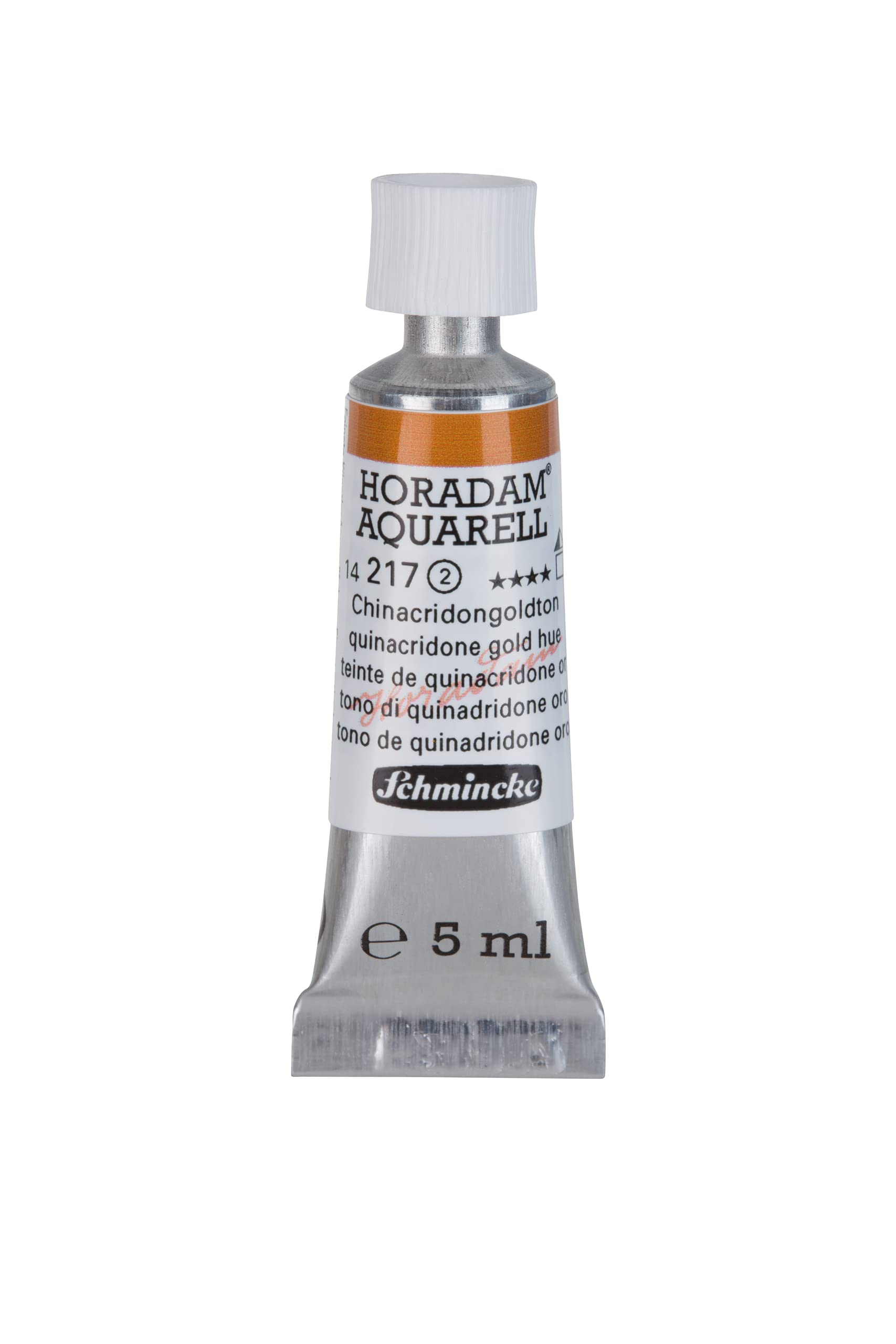 Schmincke - HORADAM® AQUARELL - finest artists' watercolours, quinacridone gold tone - 5 ml