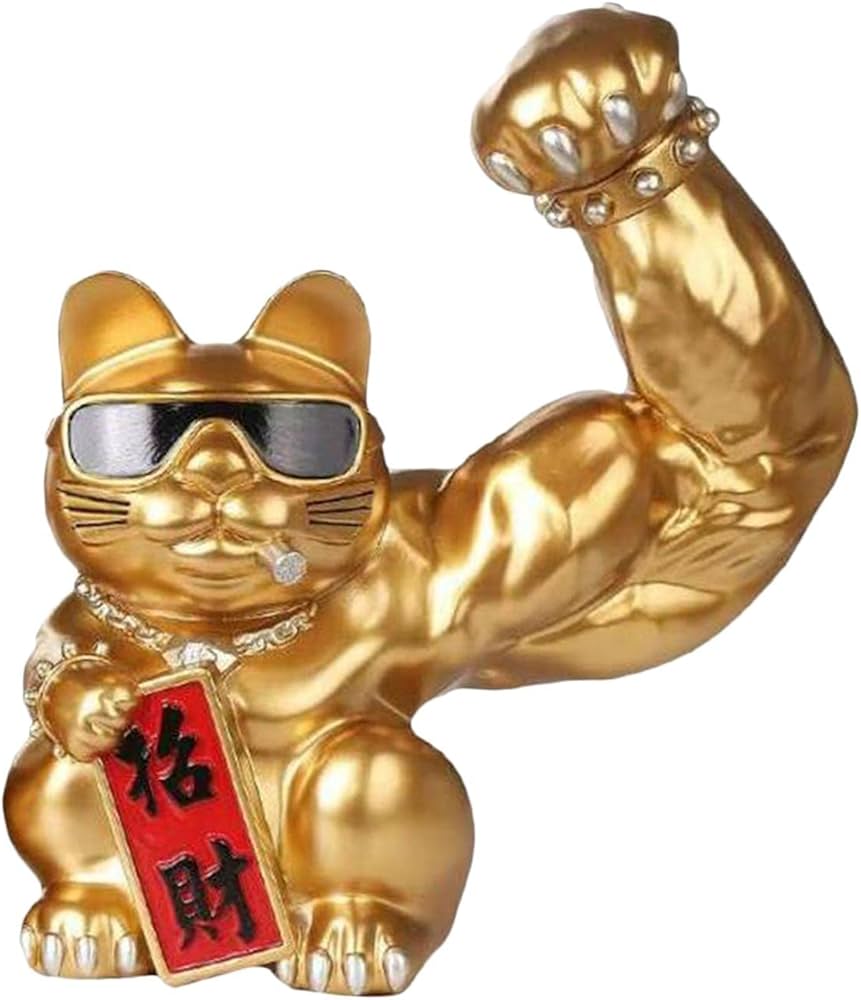 Amazon.co.jp: 大きな中国の筋肉の腕招き猫の置物手を振る巨大な腕の Amazon.co.jp: 大きな中国の筋肉の腕招き猫の置物手を振る巨大な腕の