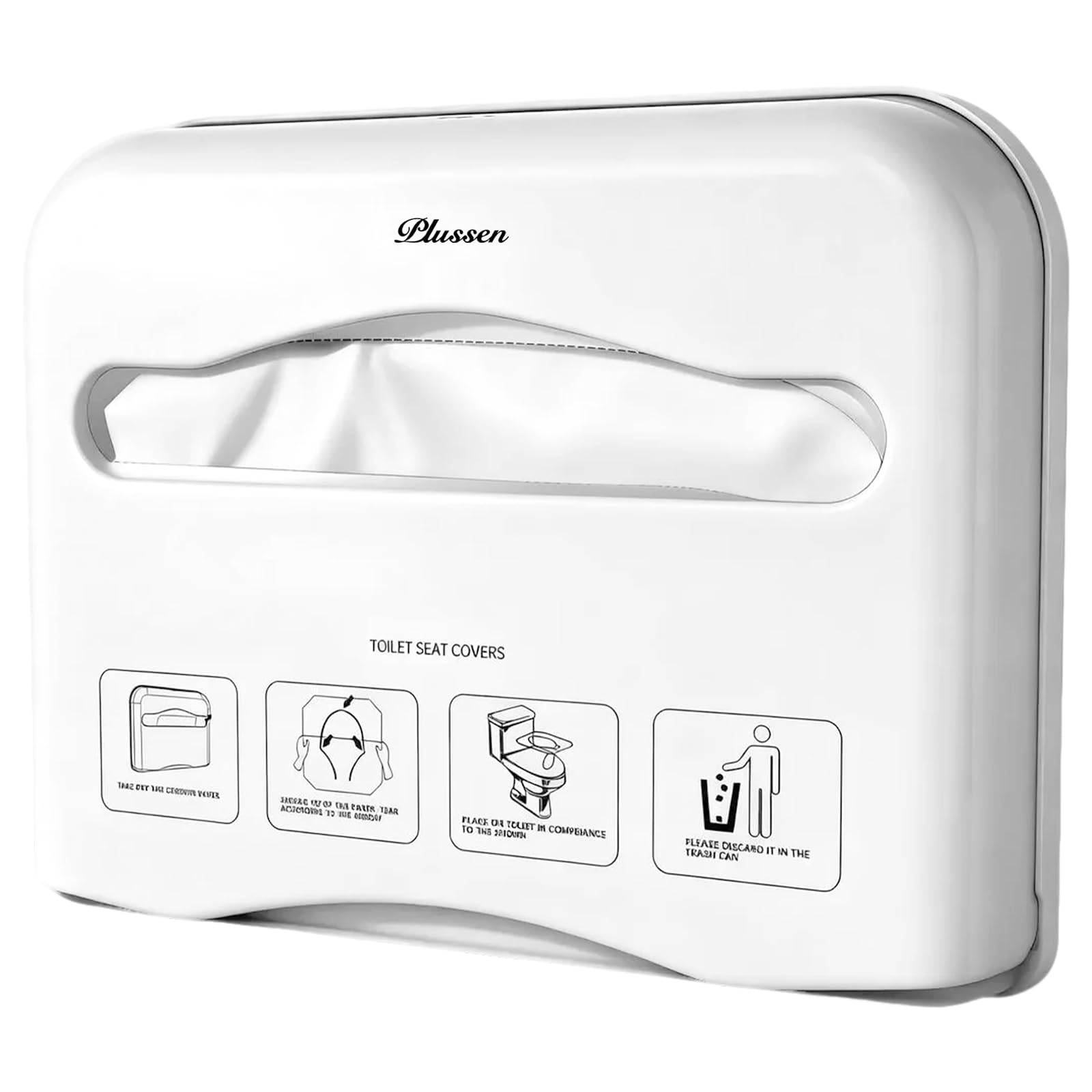 Support de couvercle de siège de toilette avec serrure et accès sans clé