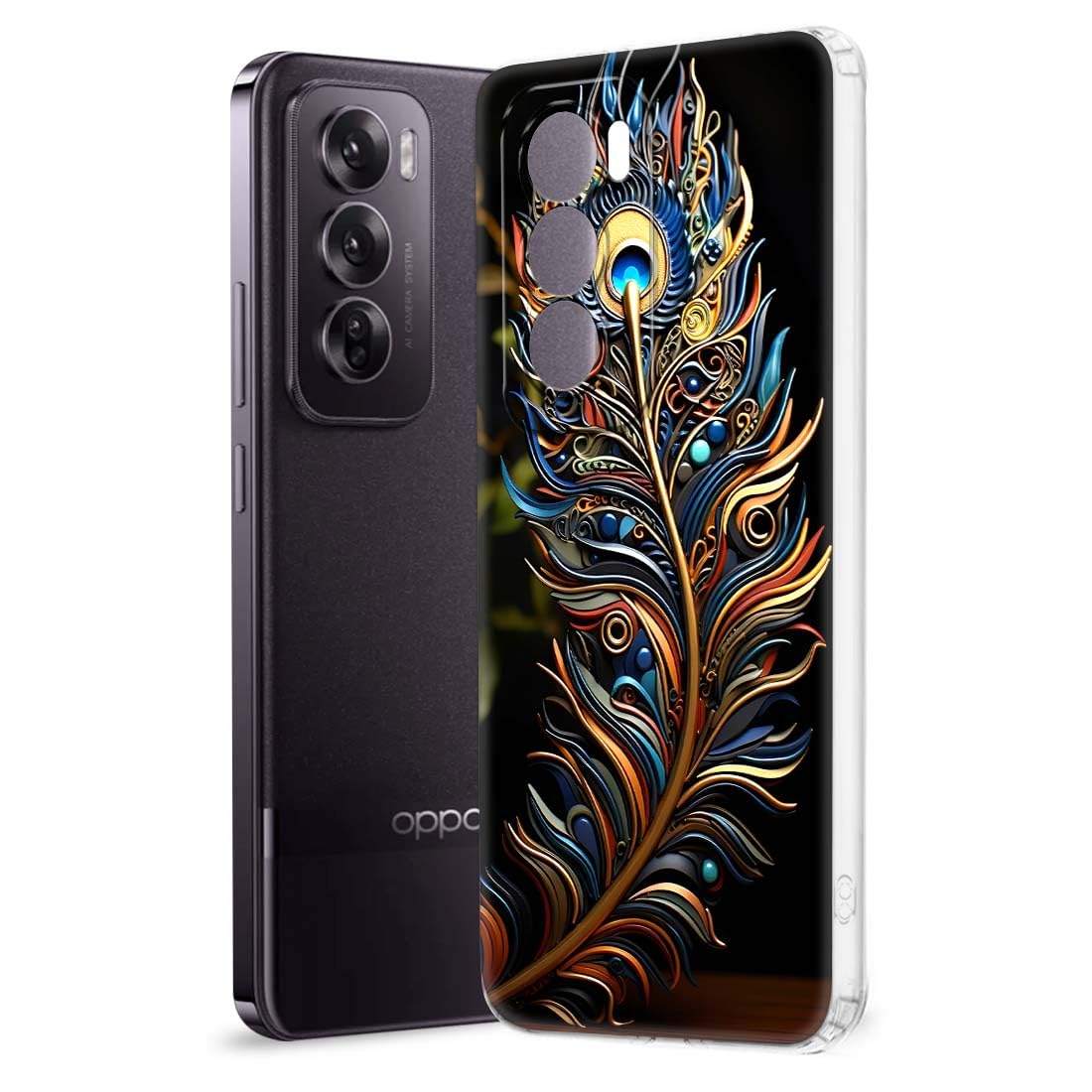 Nainz Soft Mobile Back Cover for Oppo Reno 12 Pro 5G (Silicone_Multicolor) (B0DC6DQ6B1) Amazon Price History, Amazon Price Tracker