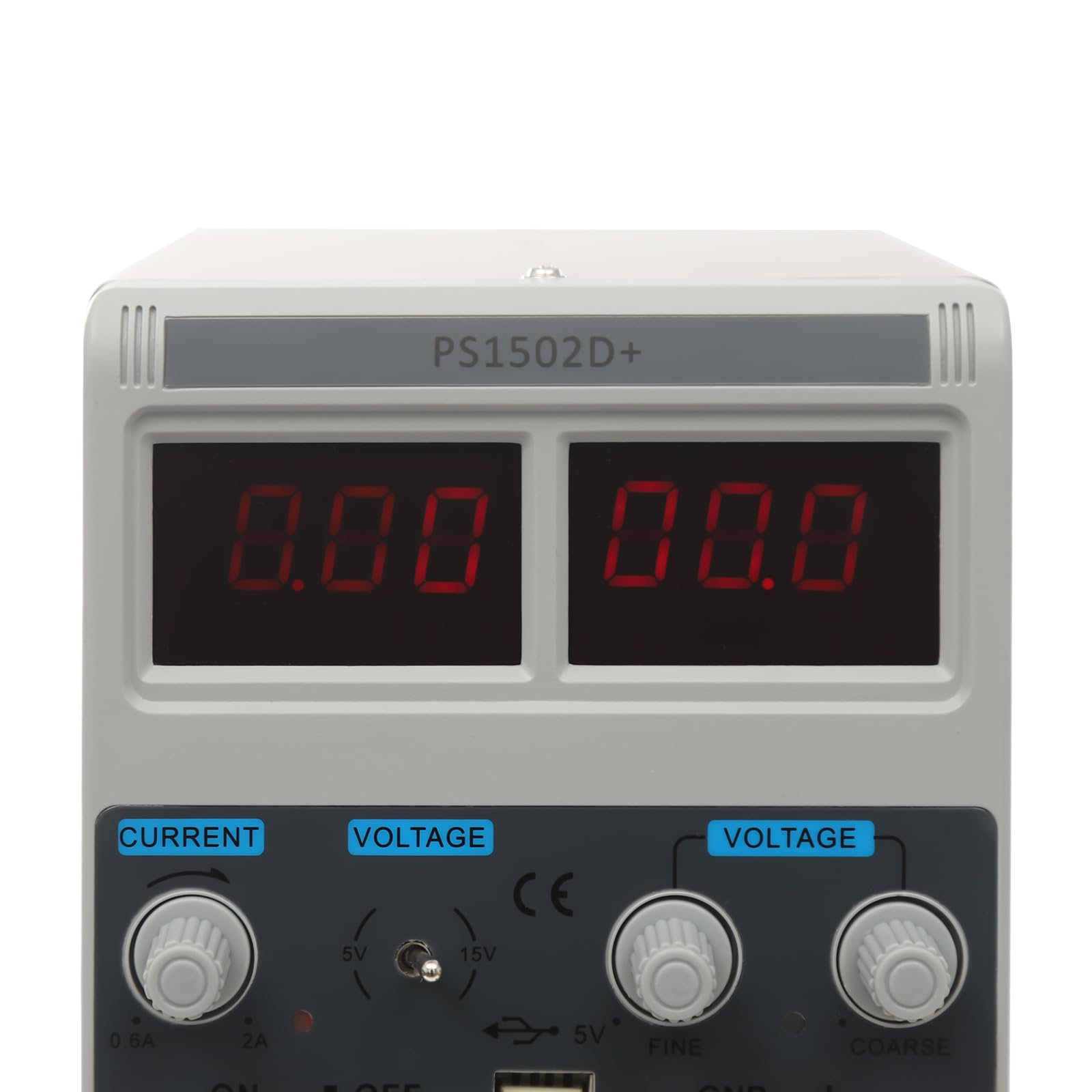 Alimentation de laboratoire, dispositif de réseau de laboratoire (0-15V, 0,6-2A), alimentation universelle avec affichage LED et boutons de réglage, dispositif de réseau de laboratoire réglable